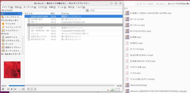 Ubuntu Server 22.04 LTSでの音楽ファイルの文字化け