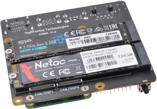 CM5 X1500 V1.0 Dual NVMe M.2 slot
