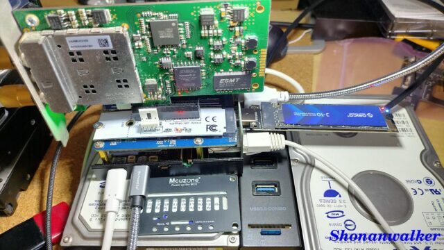 Dual M.2 hat 仕様が標準となりつつあるRaspi5-NVMe_PT3試用機（hat MPS2280D）