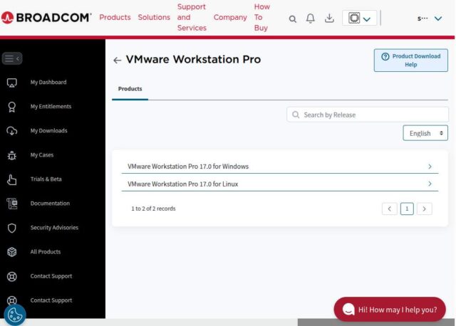 broadcom.comでユーザー登録