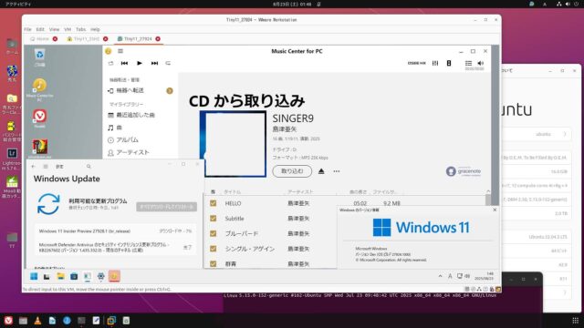 各週でUpdateされるVM版仮想x64 Canary11 build 27924.1000