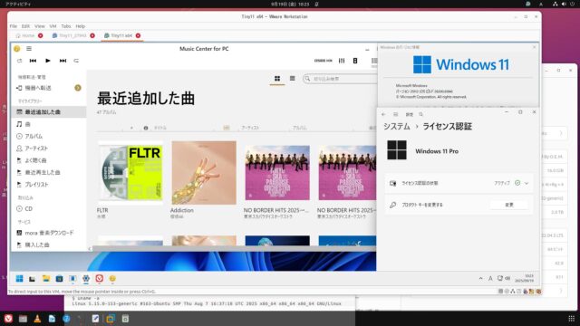 x64 VMware Windows11 25H2 26200.6584 一応RP版