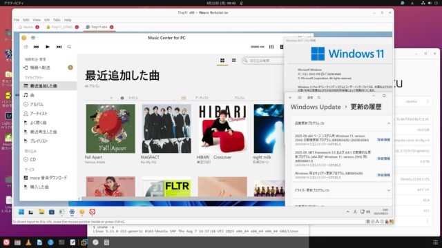 x64 VMware Windows11 25H2 build 26200.6587 :2025.09.19