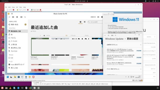x64 VMware Windows11 25H2 build 26200.6587 :2025.09.19