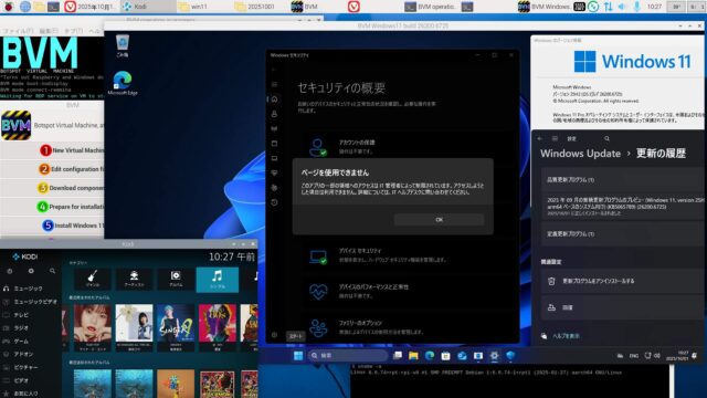 DefenderがFull機能しないBVM build 26200.6725