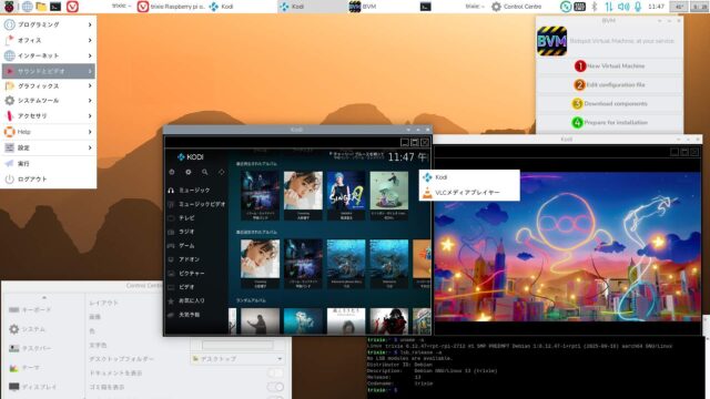 【trixie】暫定インストール Flatpak版Kodi 21.2