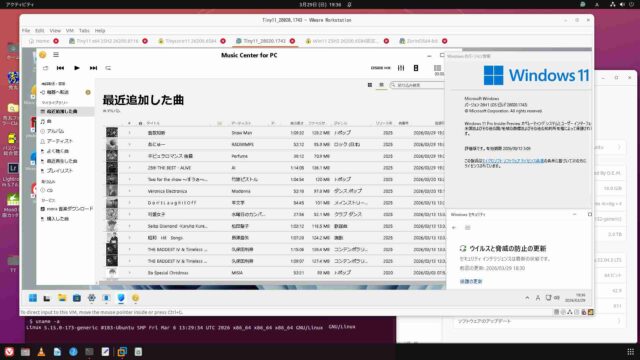 VMware x64 Windows11 canary 26H1 build 28020.1743
